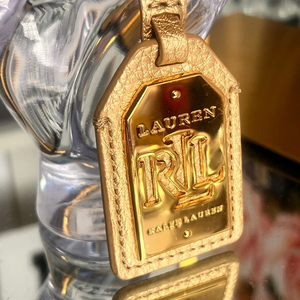 Lauren Ralph Lauren Metallic Gold Keychain